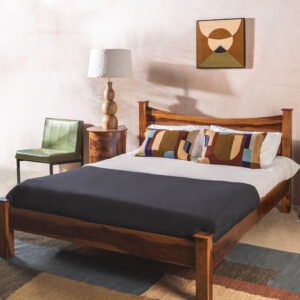 Mallani King Size Curved Bed