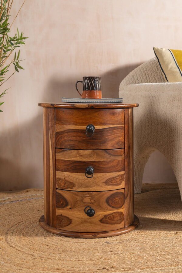 Thakat 3 Drawer Round Column - Image 2
