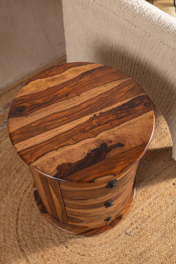 Thakat 3 Drawer Round Column - Image 3