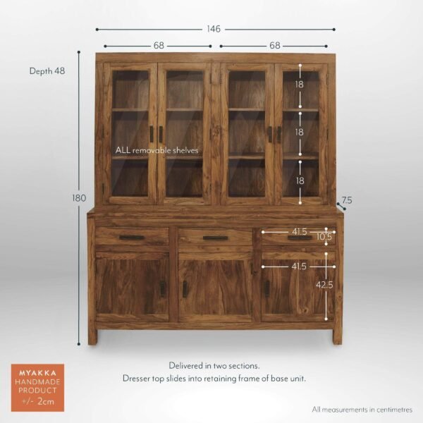 Mallani Glazed Dresser - Image 3